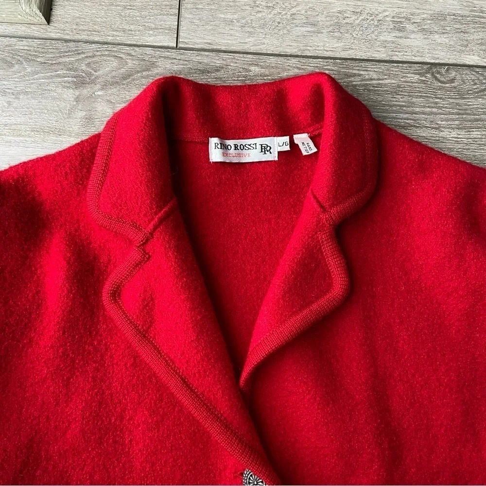 Vintage RINO ROSSI Pure  Wool Jacket - Picture 9 of 15
